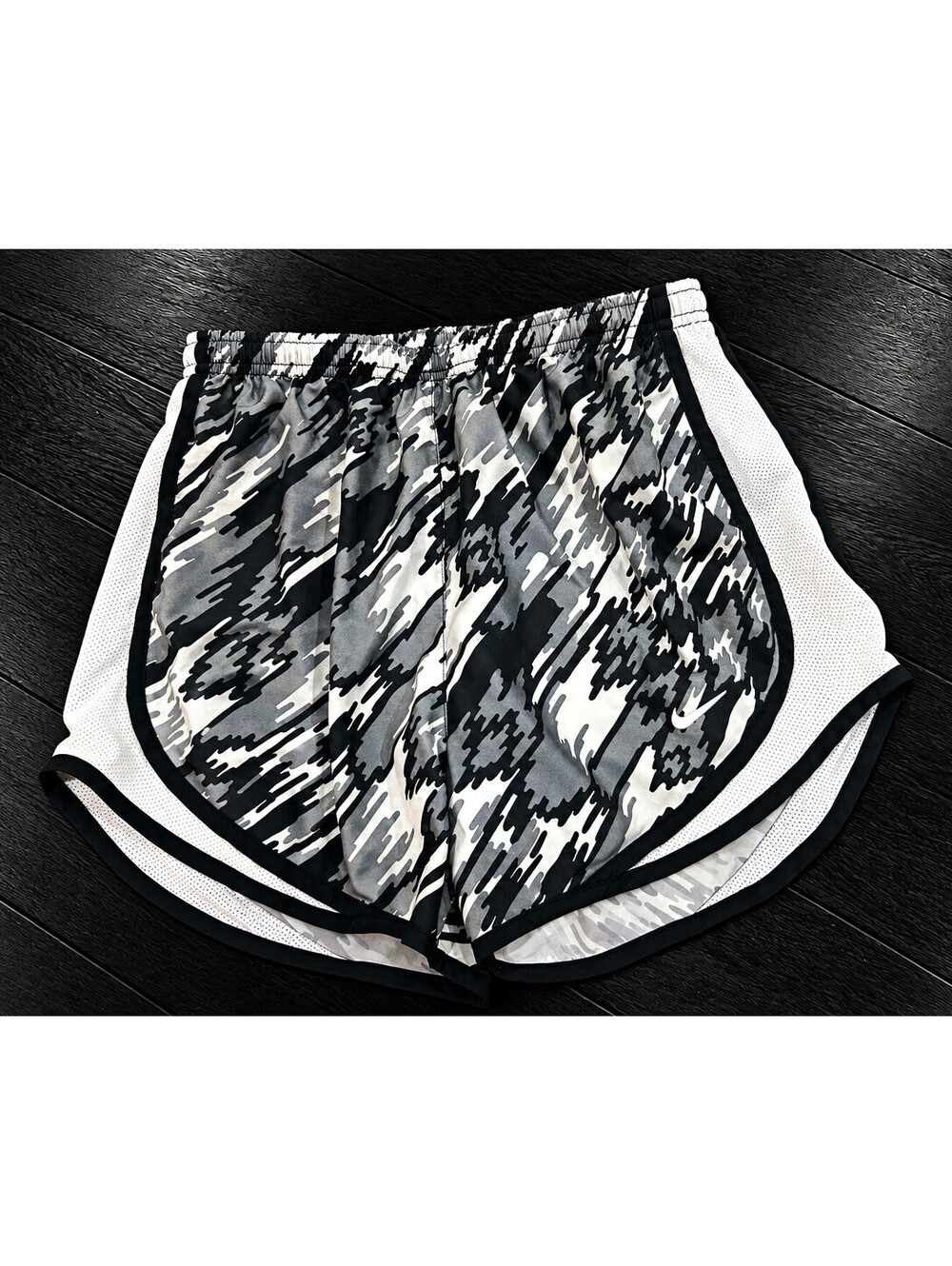 Nike Dri-FIT Women’s Athletic Running Shorts Mesh Drawstring Black Size Small